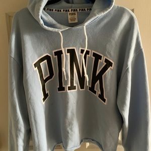 Victoria’s Secret PINK baby blue hoodie